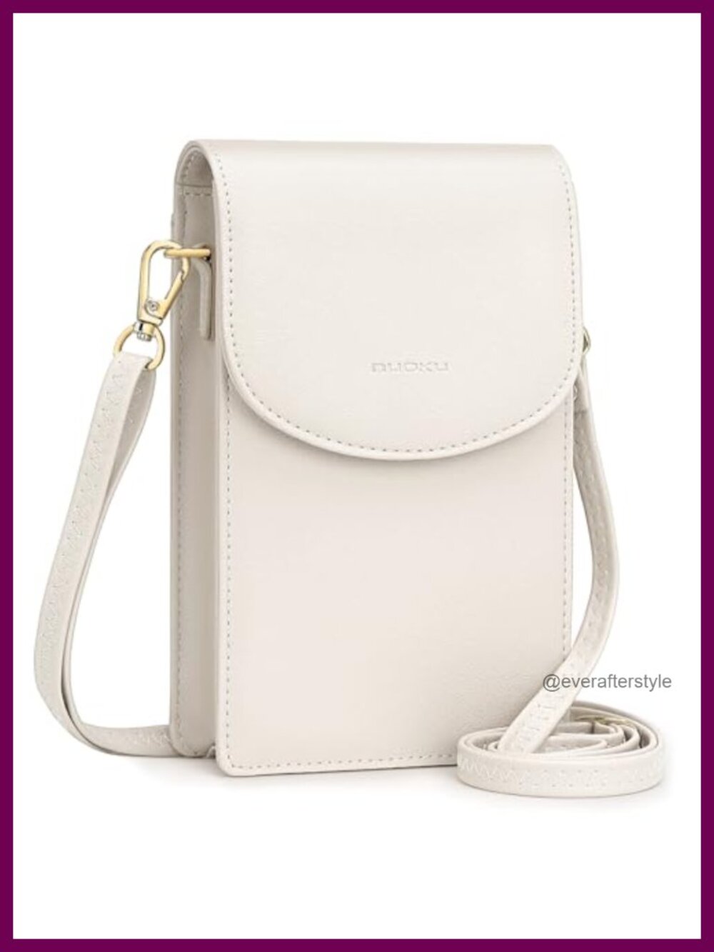 PU Leather Crossbody Phone Bag Mini Purse with Removable Card Holder